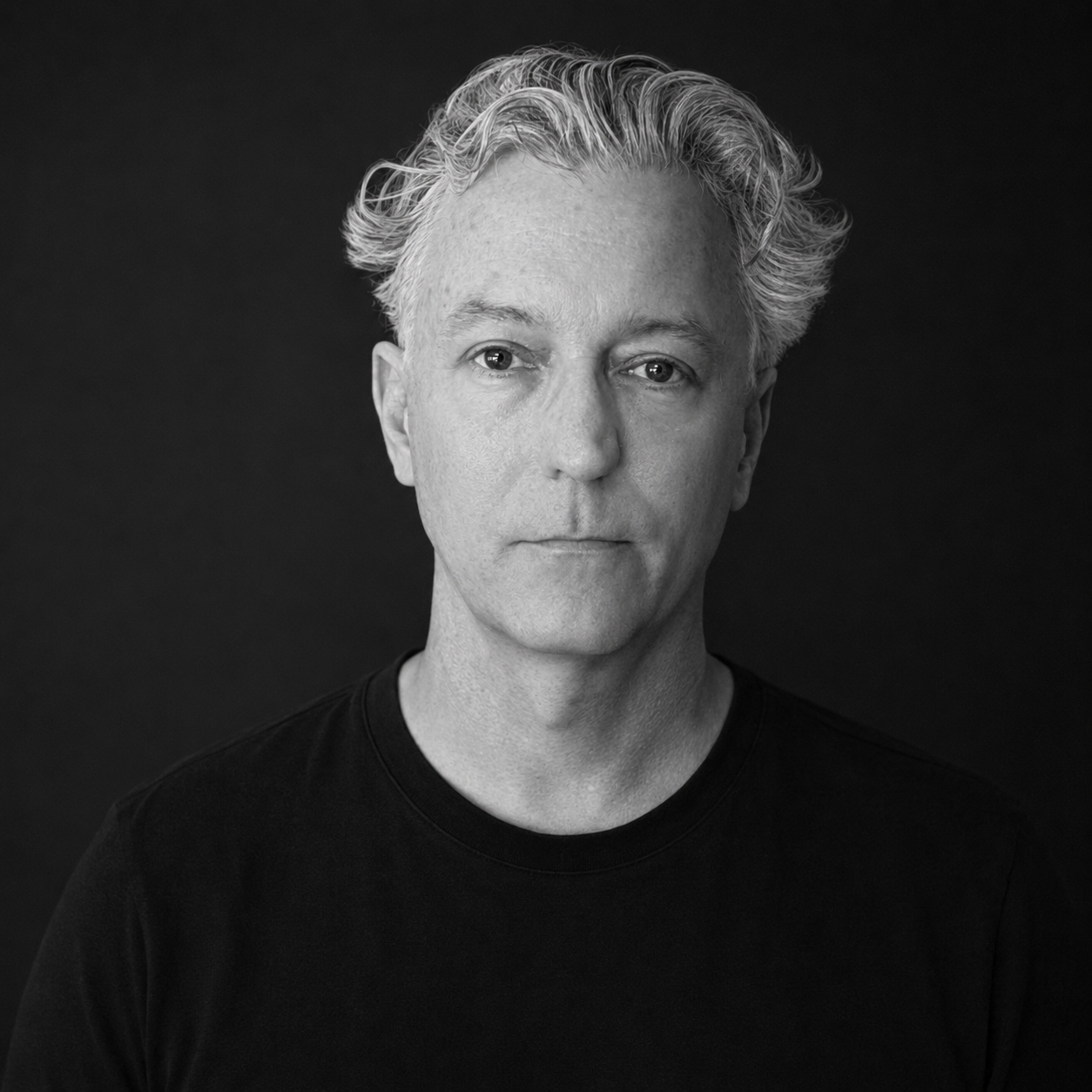 Black and white portrait of Matthew Browne